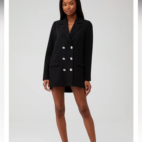 Show Me Your Mumu, Bling Blazer Dress in Black, Revolve size Small - Picture 8 of 13